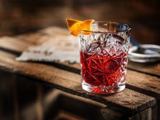 Blood Orange Negroni Cocktail