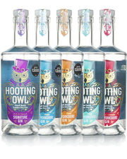 Hooting Owl Taste of Yorkshire Gin Selection 42% (5 x 20cl)