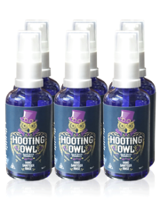 Hooting Owl Hand Sanitiser Rinse Set (Six Pack)